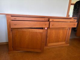 Kirschbaum Sideboard Kenora Massivholz – 188 cm – Topzustand
