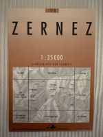 Landeskarte der Schweiz 1:25000 – ZERNEZ  – 1999