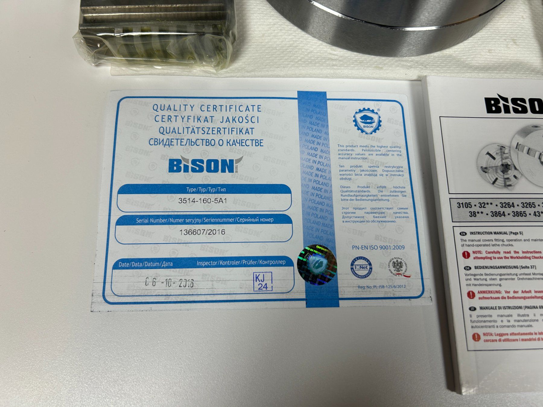 Tutti gli attrezzi: Bison 3CSN 200 D4 3-Backenfutter – Nuovo e nell'imballaggio originale da Rothenfluh venduto da BitterlinPartner 2