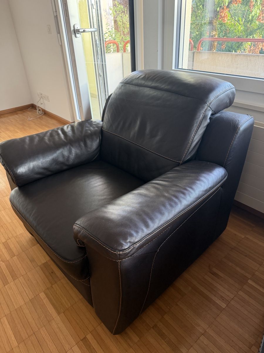 Poltrone: LEDERSESSEL BRAUN GRATIS – Usato da Dübendorf venduto da ame_m57w 1