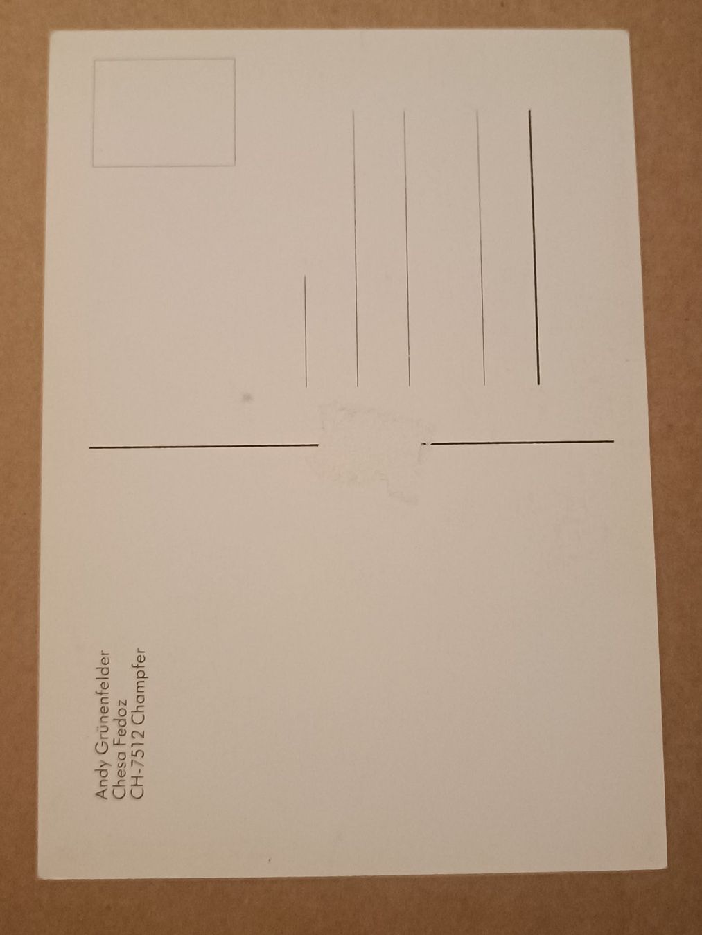 Autografi: Andy Grünenfelder - handsignierte alte Karte – Usato da Menziken venduto da Artographs 1