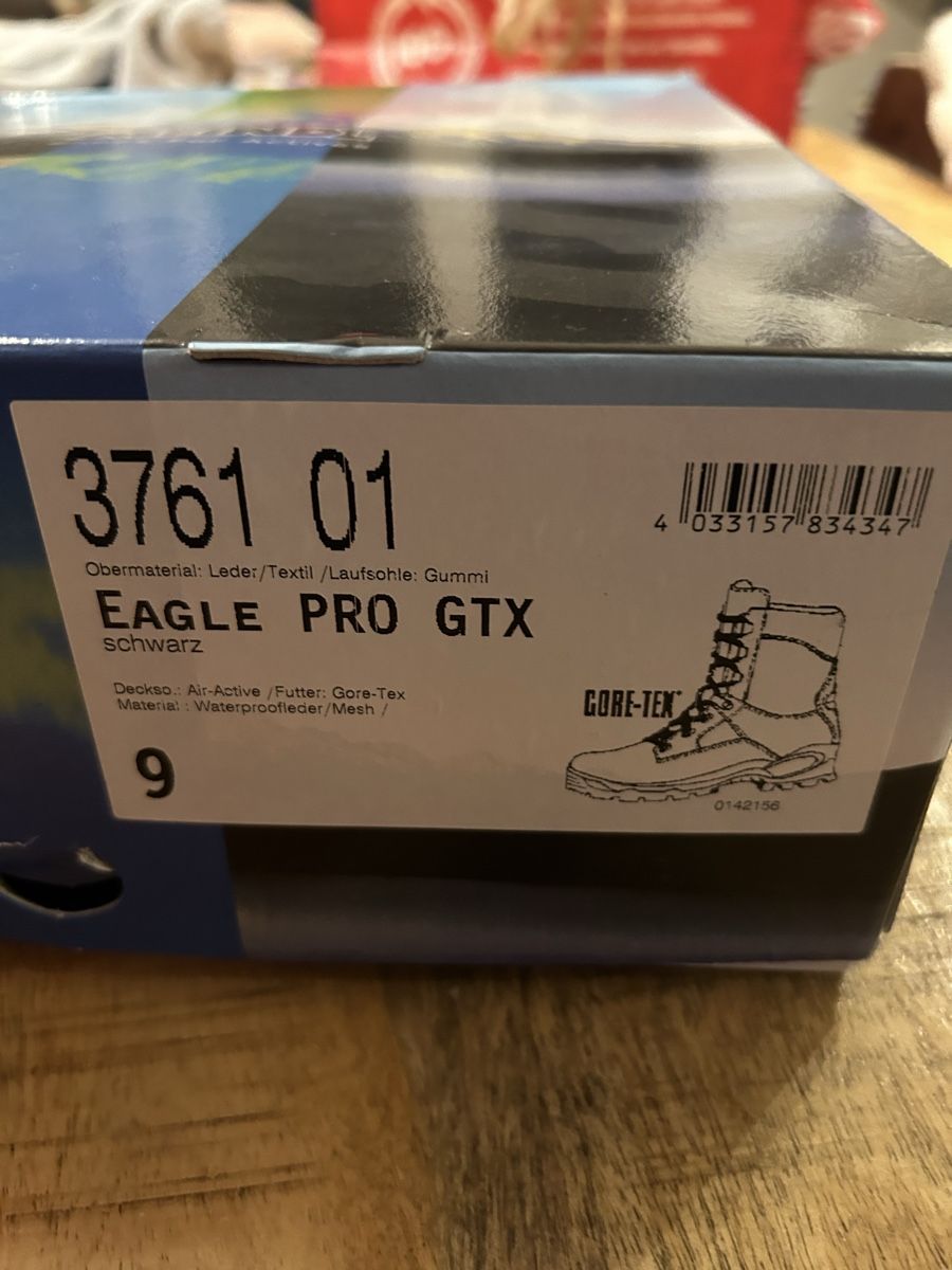 Meindl Herrenschuhe: Meindl Eagle Pro GTX, Neuf, Pointure 43, bottes idéales – Neu und originalverpackt aus Thierrens von Bigla 2