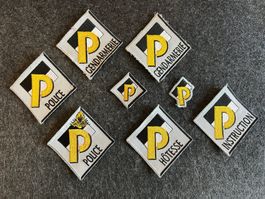 Patches, FR, Konvolut diverse Patches Police Fribourg