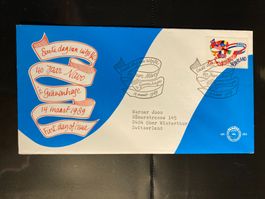 Niederlande 1989 illustrierter FDC 40 J. NATO