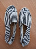 Espradilles blau-weiss-silber