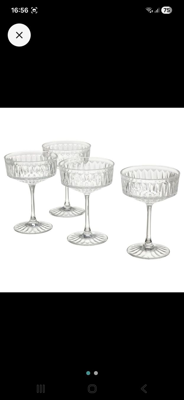 Ikea Bicchieri: IKEA SÄLLSKAPLIG 4 Verres à champagne – Nuovo (secondo la descrizione) da Evilard venduto da emi_r6cd
