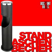 NEU █ STANDASCHENBECHER mattschwarz 46cm