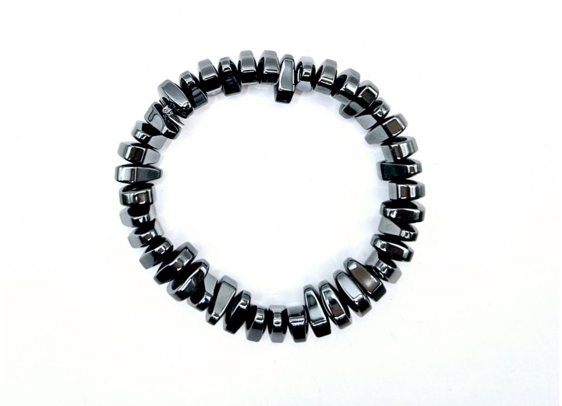Bracciali & Braccialetti: Herrenarmband Hämatit/Blutstein Heilsteine/Edelsteine – Nuovo e nell'imballaggio originale da Thalwil venduto da Seasons-Schmuck 1