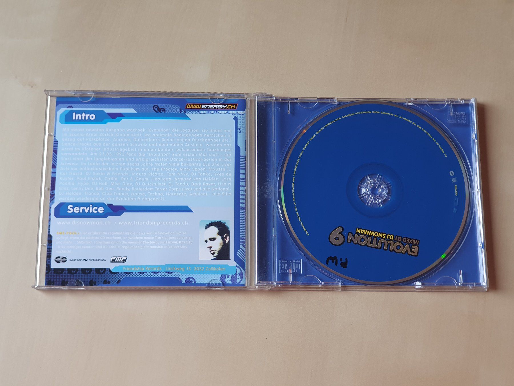 CD: Evolution 9 DJ Snowman – Usato da Stansstad venduto da collectorsshop 2