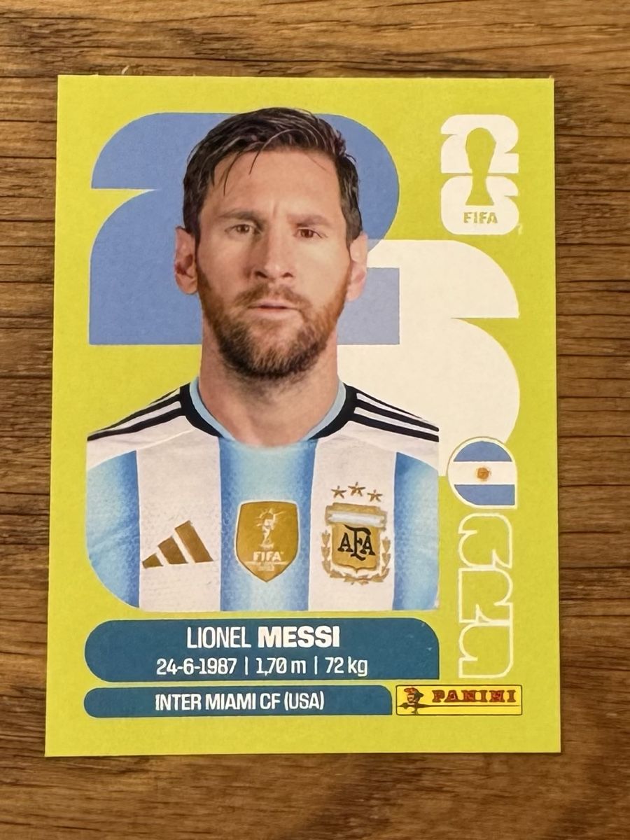 Panini Carte collezionabili: Panini WM2026 Lionel Messi – Usato da Arbon venduto da homebender