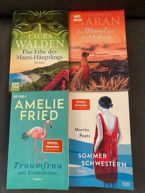 Bücher: 4 tolle Taschenbücher (Romane) – Gebraucht aus Richterswil von Hausi12