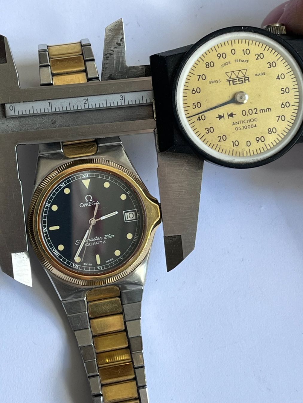Omega Orologi: Omega Seamaster 120m Quartz – Usato da Worblaufen venduto da chronyves 3