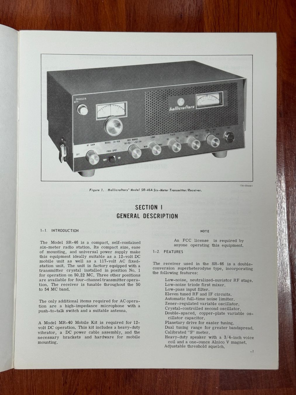Radiocomunicazione: Hallicrafters SR-46A – Usato da Ins venduto da funkflieger 1
