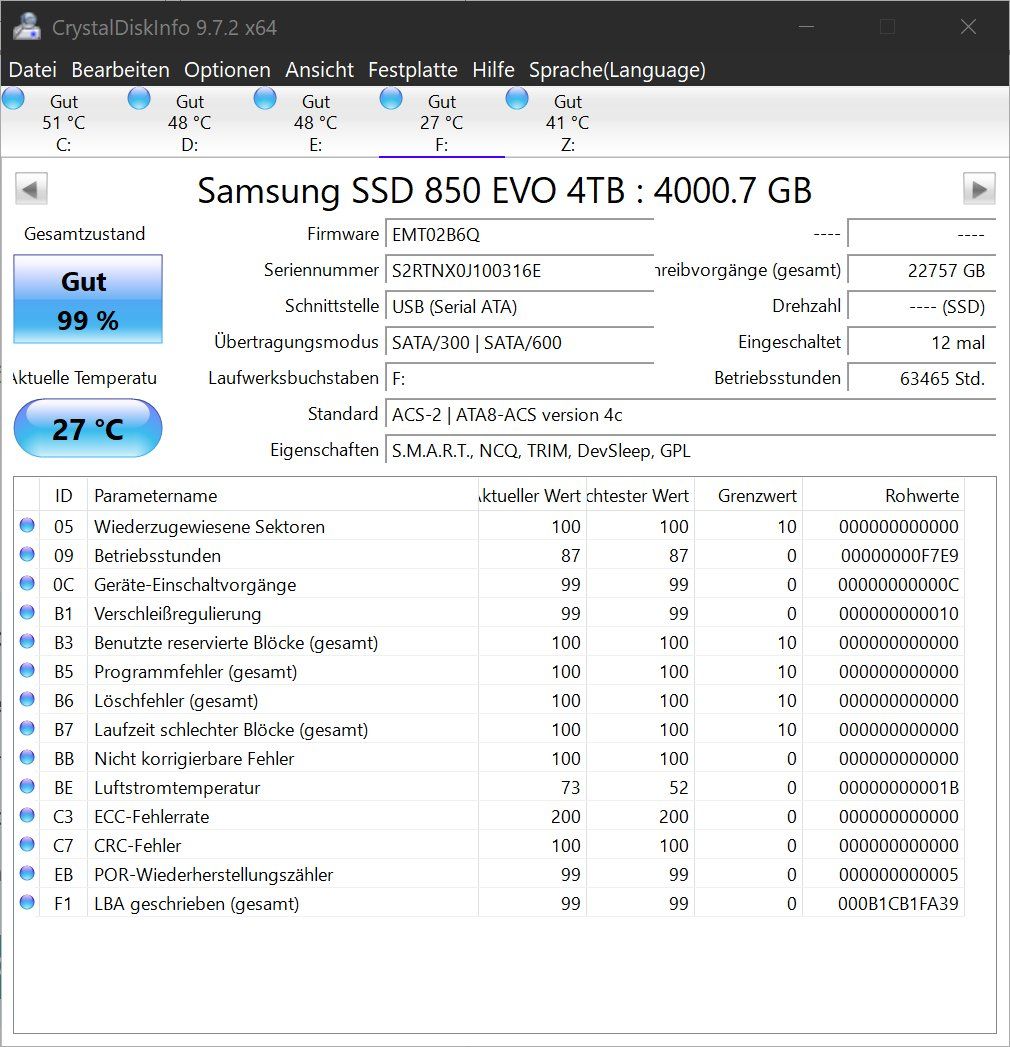 Samsung Dischi rigidi: Samsung SSD 850 EVO 4TB – Usato da Eschenz venduto da MARQSEC 1