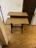 2 Schachteltische, Beistelltische, Holzoptik, 