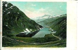 Oberalppass UR Strasse, Bahn See bei Calmont ca. 1910