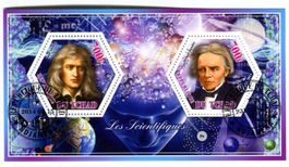 Block "Isaac Newton & Michael Faraday". Tschad