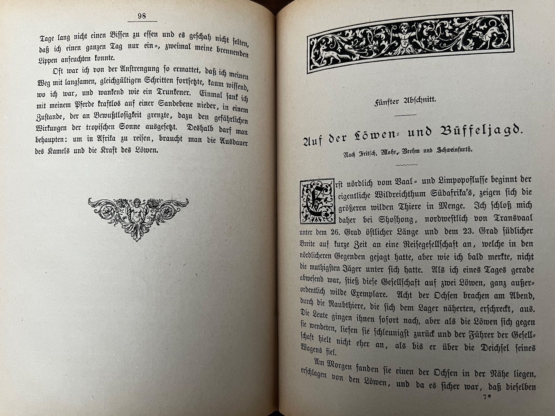 Libri: Antikes Buch: "gefährliche Jagden" 1882 – Usato da Adliswil venduto da Mandela 4