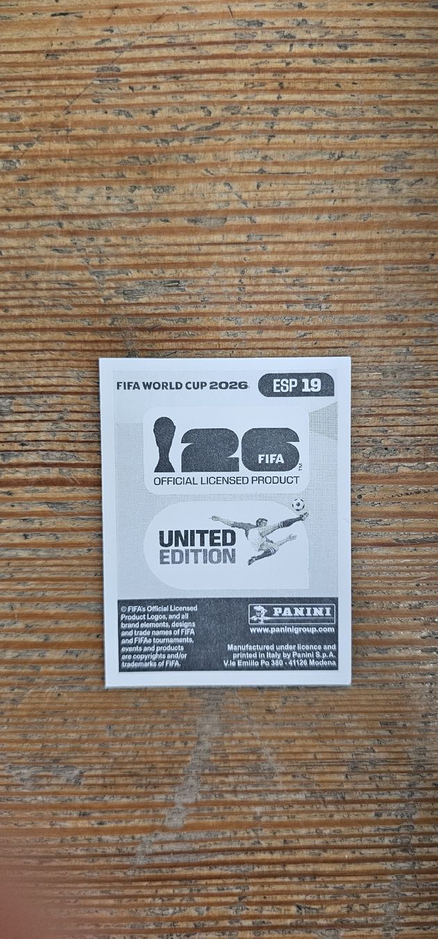 Panini Carte collezionabili: Fifa World Cup Panini ESP 19 – Nuovo e nell'imballaggio originale da Biel VS venduto da volcom8702 1