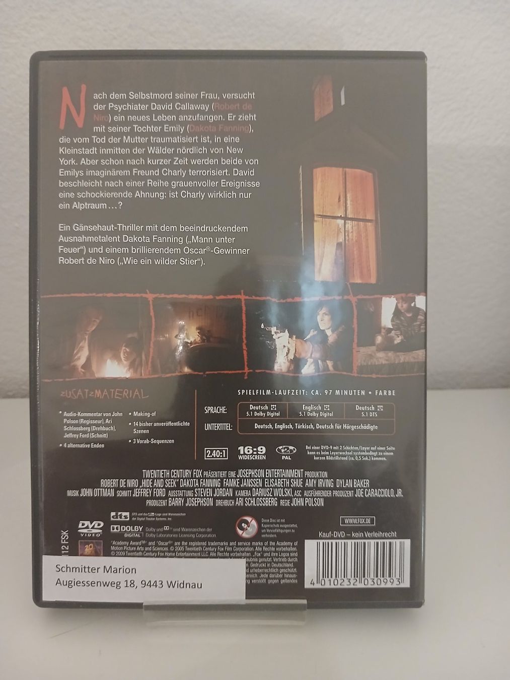 Tous les DVDs: Hide and Seek – D'occasion à St. Margrethen SG par SamusAran 1