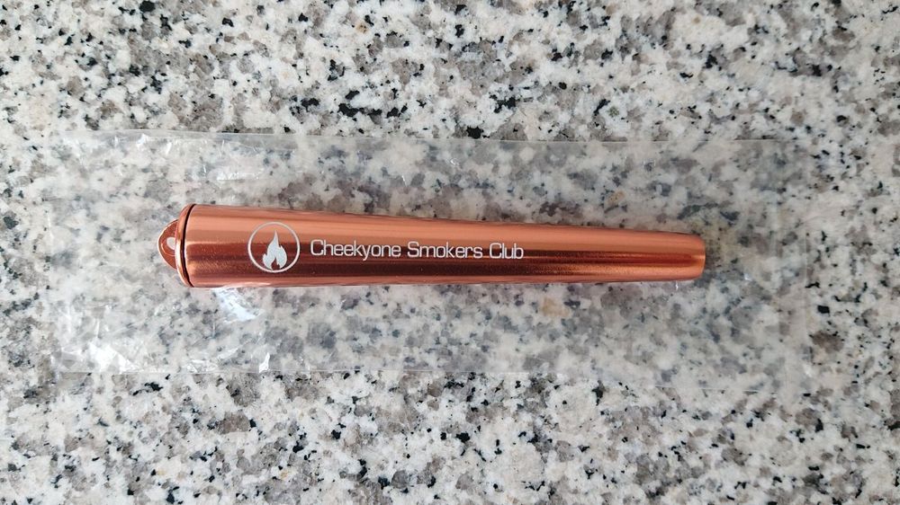Cheekyone Smokers Club Joint Tube Schutzhülle Alu Orange NEU Kaufen
