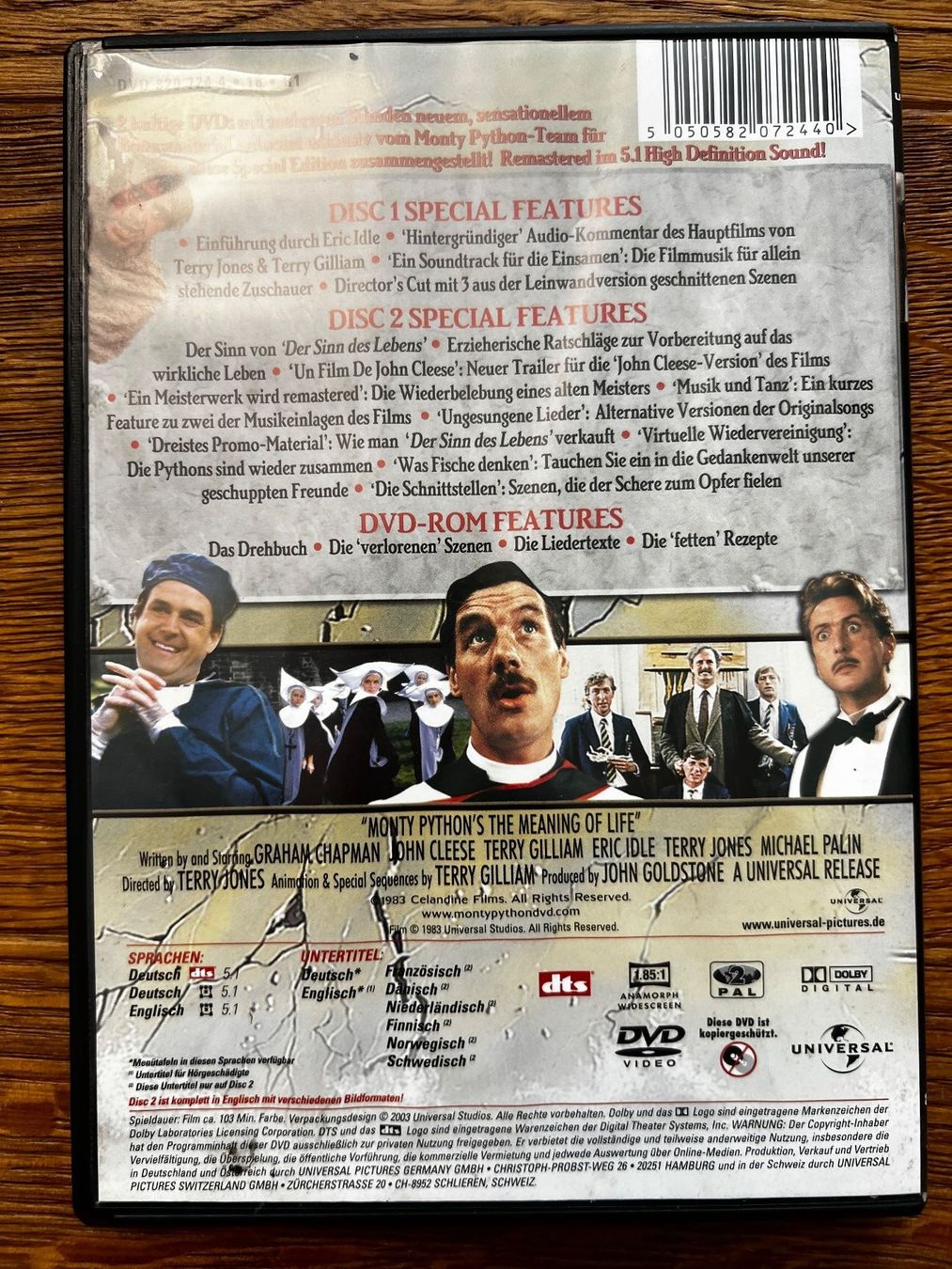 Tutti i DVDs: DER SINN DES LEBENS – Usato da Gipf-Oberfrick venduto da Sonne010203 1