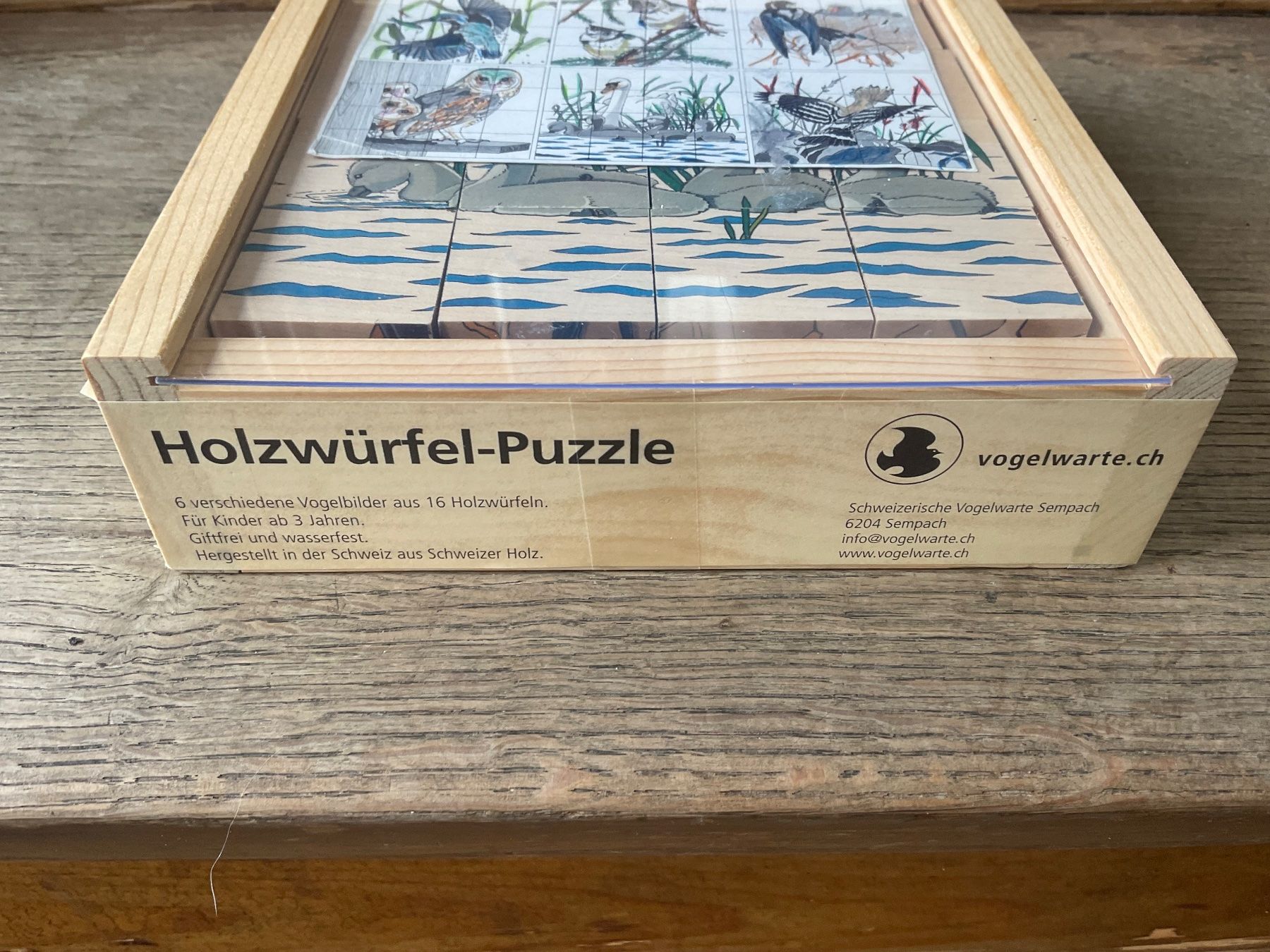 Puzzles: Klötzli Puzzle Vogelwarte Sempbach VERSAND 10.- – Neu (gemäss Beschreibung) aus Aarau von Galaktos 2