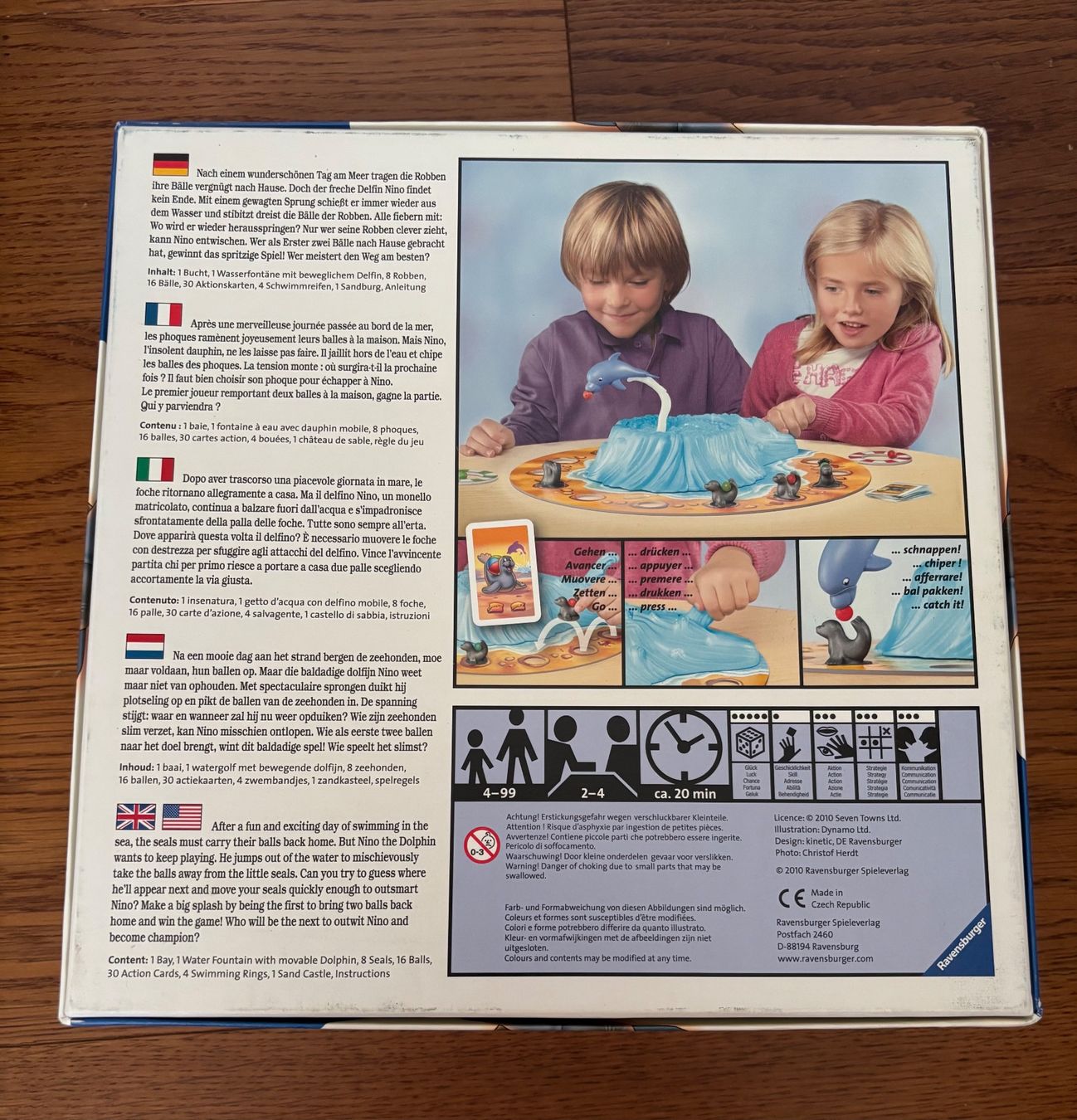 Ravensburger Giochi: Nino Delfino Brettspiel – Usato da Zürich venduto da degchris 1
