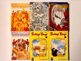 Sechs verschiedene Manga Bände