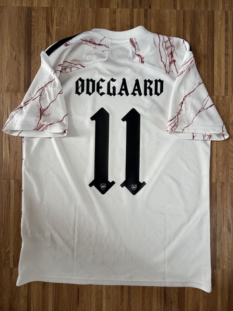 Adidas Canottiere & Pantaloni: Original Odegaard Arsenal 2020/21 Trikot L – Usato da Burgdorf venduto da Shirtsy