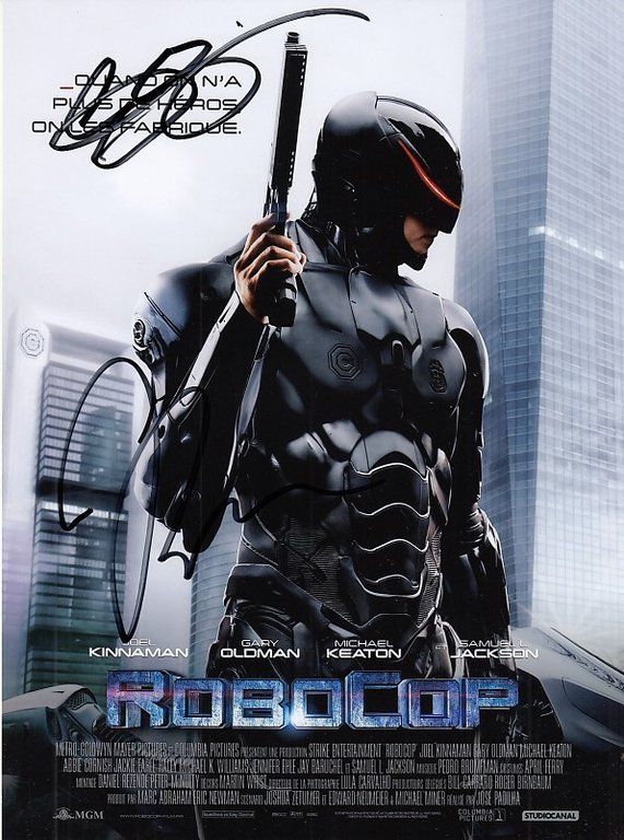 Autografi: ROBOCOP Joel KINNAMAN Gary OLDMAN – Usato da Egg b. Zürich venduto da Dbunny