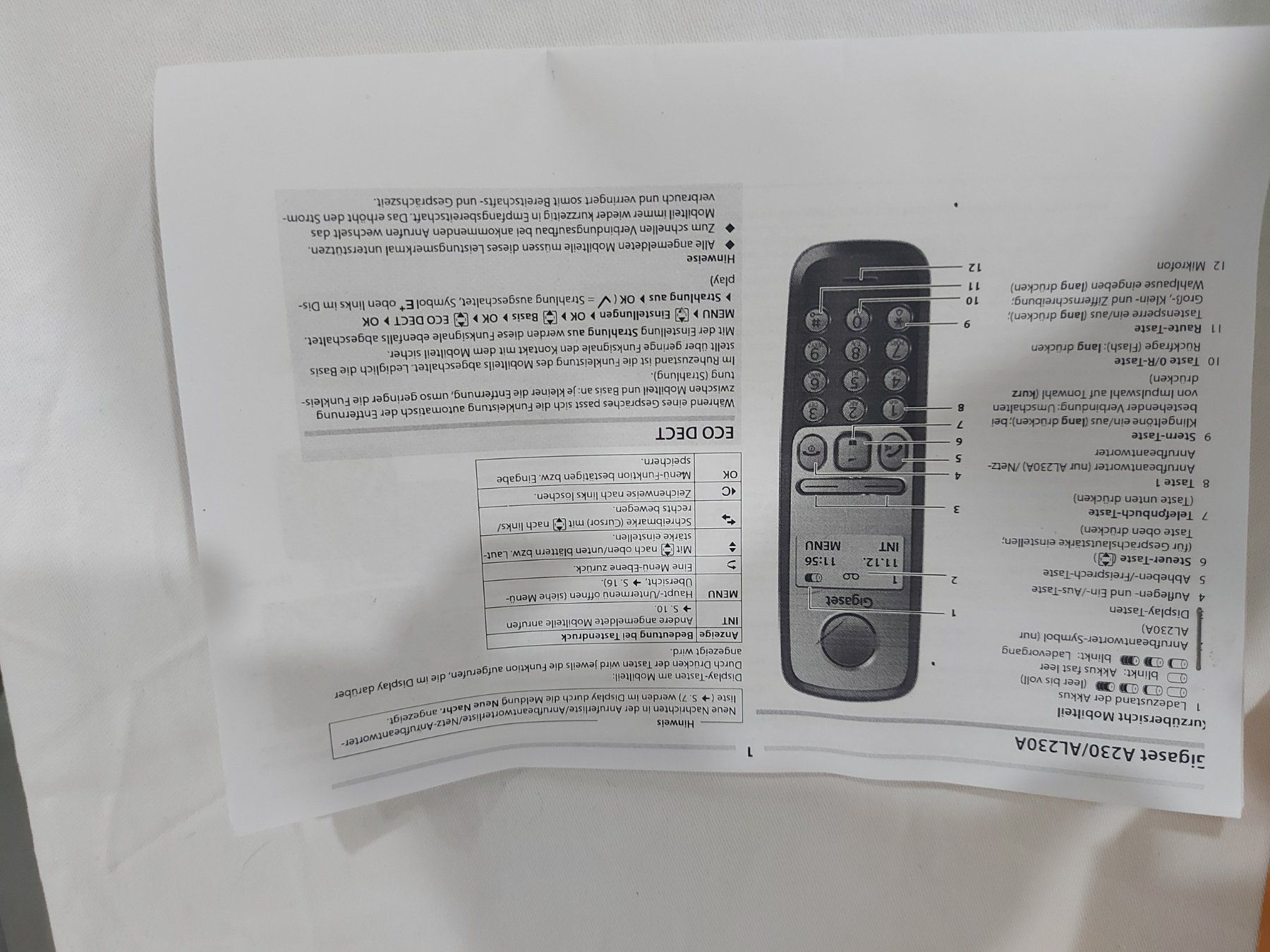 Gigaset Téléphones: Schnurlostelefons Gigaset AL230A – D'occasion à Rheinau par profitronic.shop 3