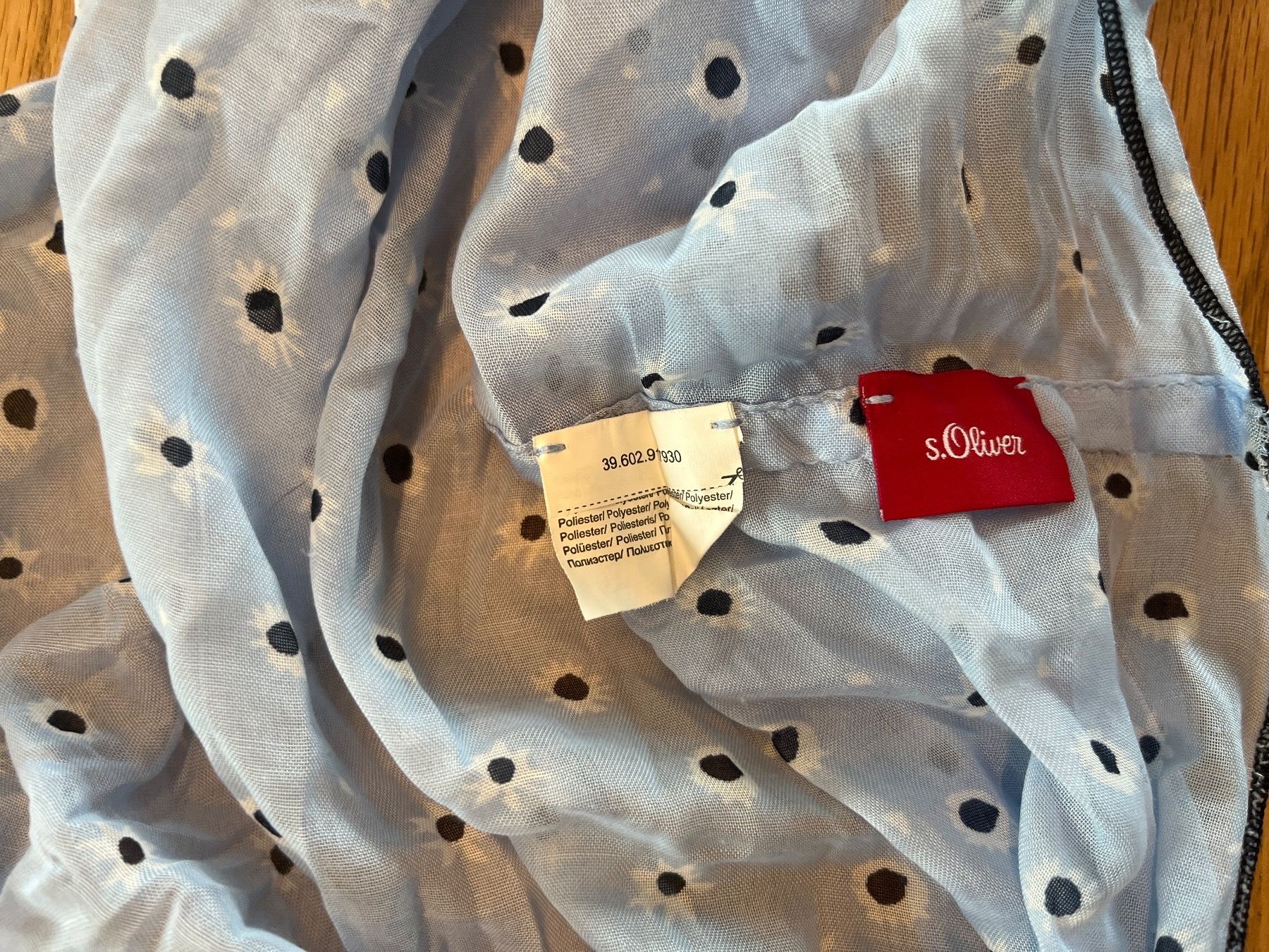 Foulards, Tücher & Schals: Ringschal s. oliver hellblau – Gebraucht aus Erlen von SaFehr 1