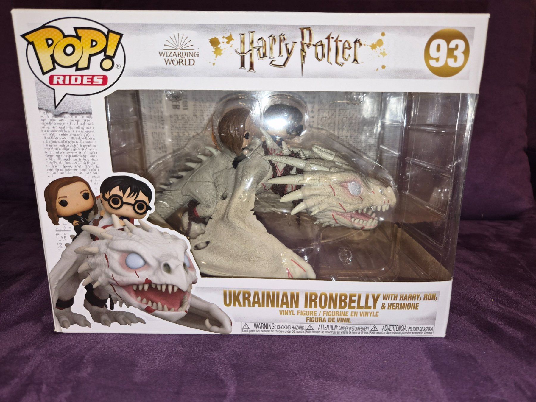 Funko Pop Harry Potter Dragon Avec Harry Ron Et Hermione Neu Und 