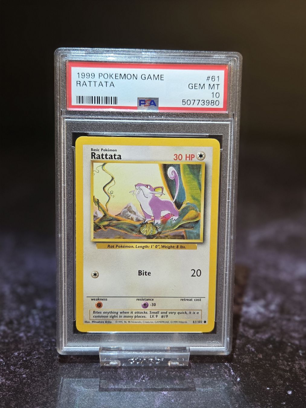 Pokémon Carte collezionabili: Pokemon Rattata 1999 PSA 10 – Usato da Lauerz venduto da gp9_zt9k 2