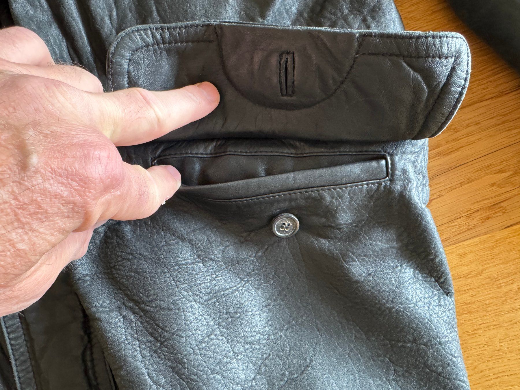Giacche: Schwere Winter Lederjacke – Usato da Stäfa venduto da koopjesnu 5