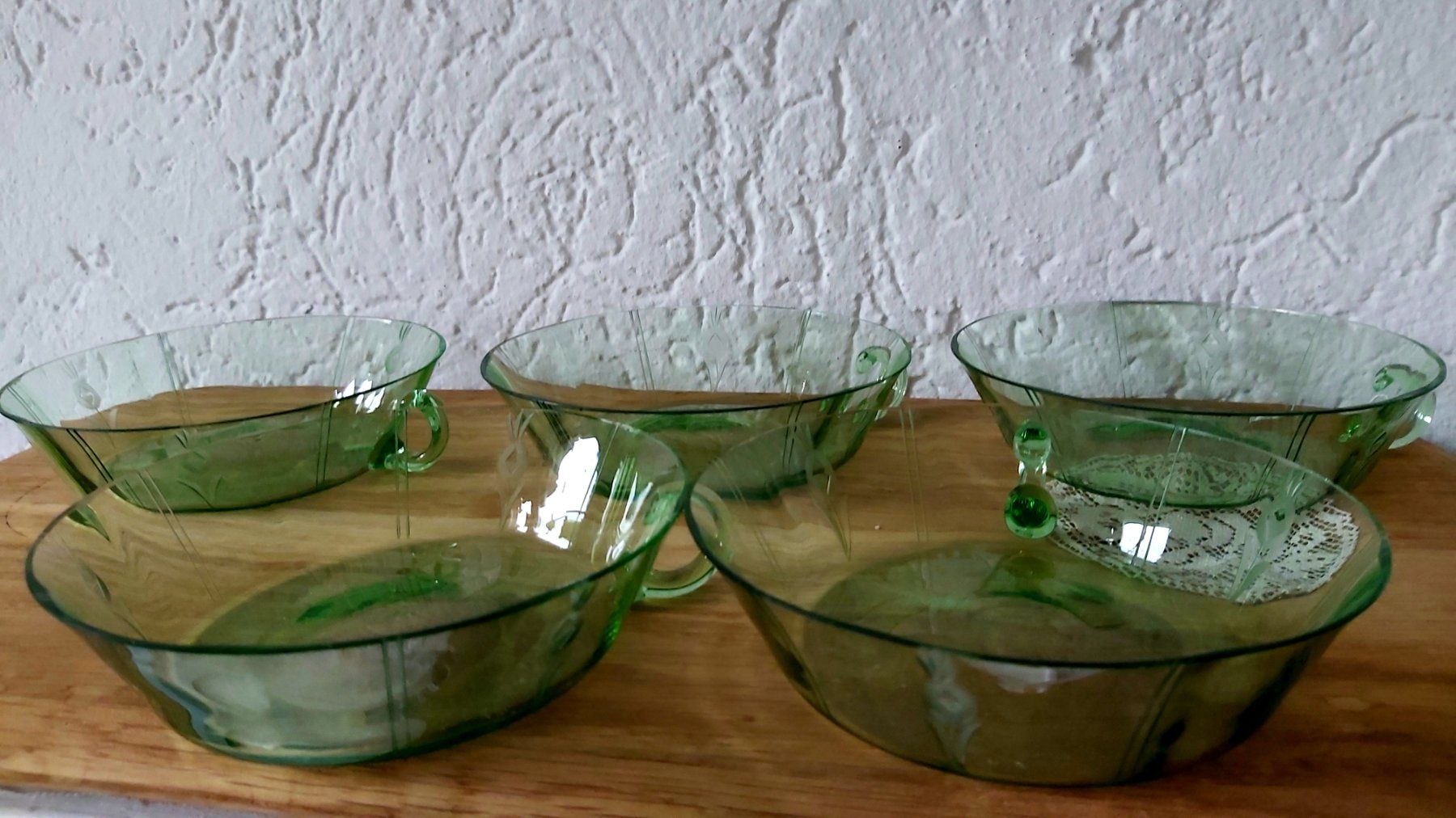 Ciotole: 5 Dessert Glas Schalen – Usato da Bern venduto da aronari 1