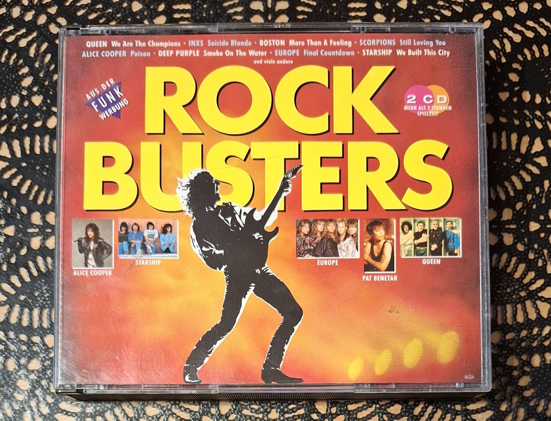 CD: Rock Busters, Rock Hit Compilation Sampler 2CD 1991 – Usato da Schönenberg TG venduto da Gregolino76