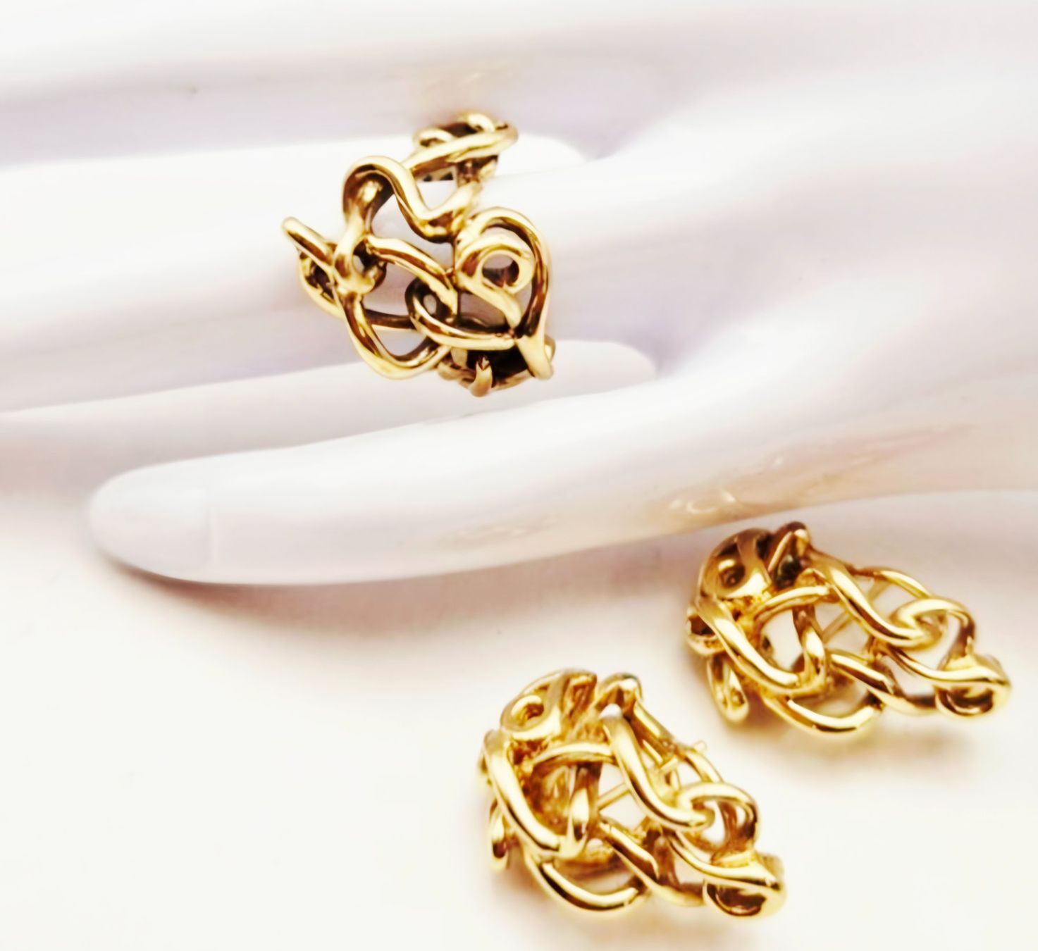Altri gioielli: Gilbert Albert or 18 k Bague et boucles d'oreilles – Usato da Clarens venduto da Rimany