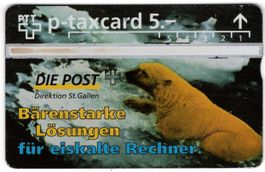Bärenstarke Lösung - Geschenk Taxcard der KPD St. Gallen