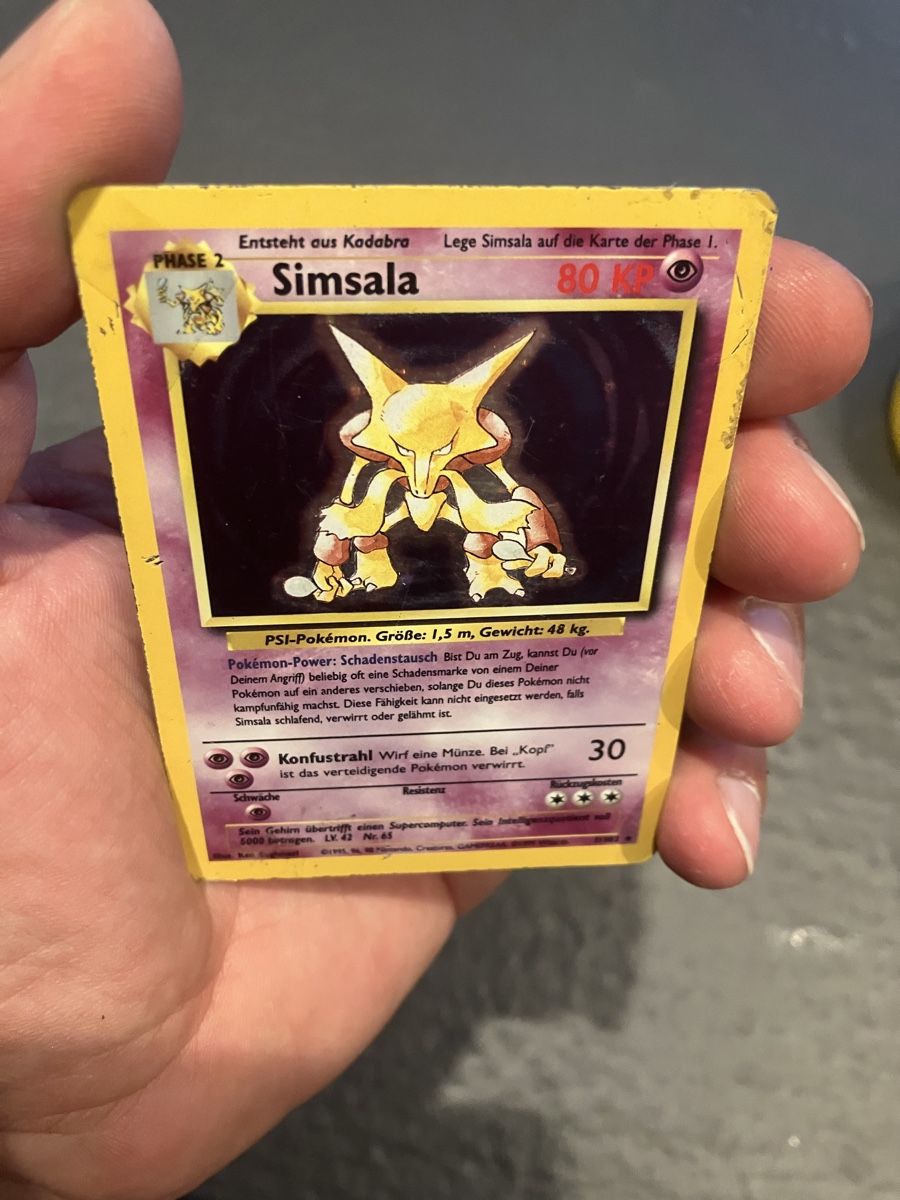 Pokémon Cartes à collectionner: Pokemon Simsala, Holo Rare, Base Set 1996 – Neuf (Voir description) à Lyss par Sandera20 1