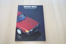 Saab 900 Engineering Features USA Prospekt 1986