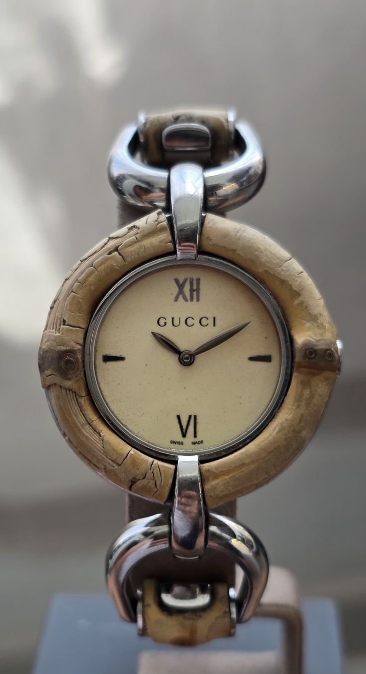 Gucci Uhren: Gucci Bamboo Quartz 35,8mm – Gebraucht aus Minusio von AGSuhren 4