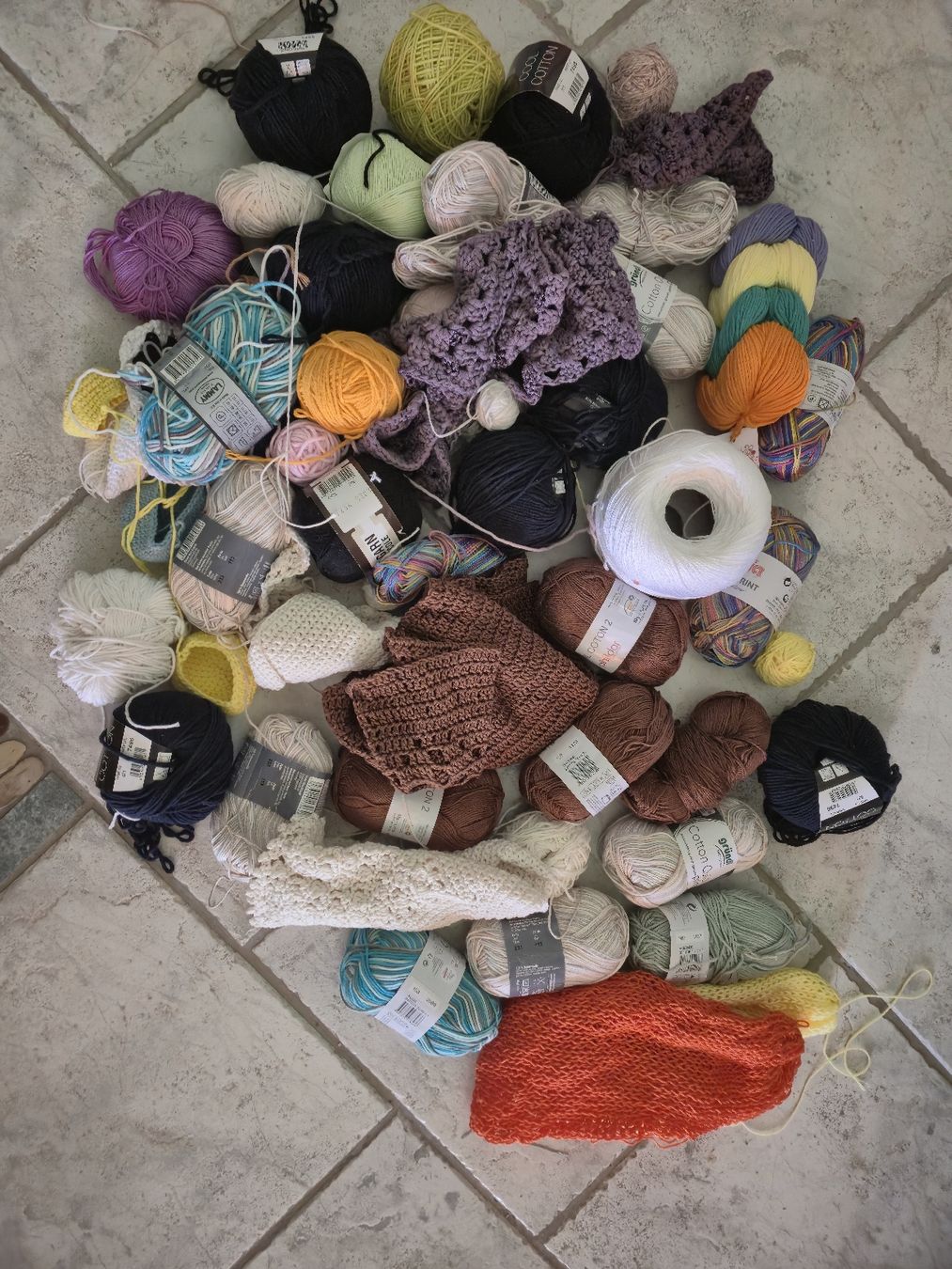 Wolle: lot de coton – Gebraucht aus Bulle von nora169