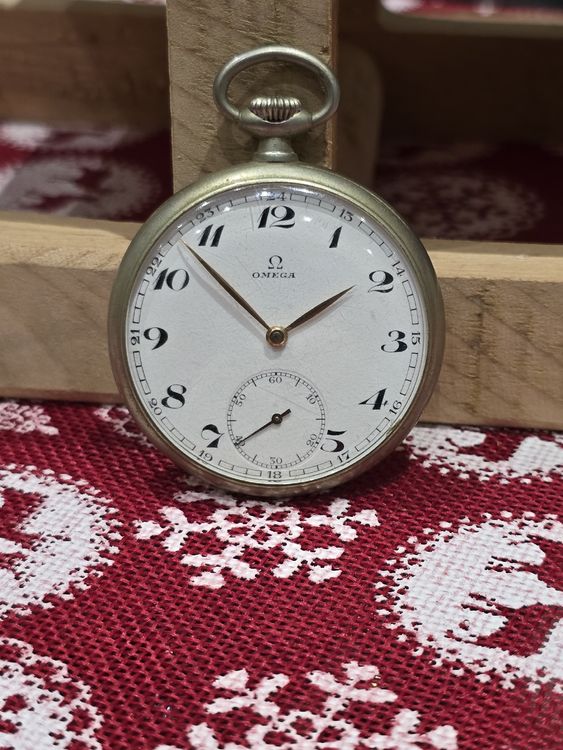 Montre De Poche Suisse Vintage Chronomètre En Argent - Mécanique à Remontage Manuel, Chronographe