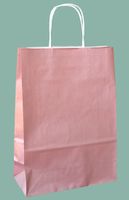 Tragtaschen 260/120x350 mm rosa Glitzer