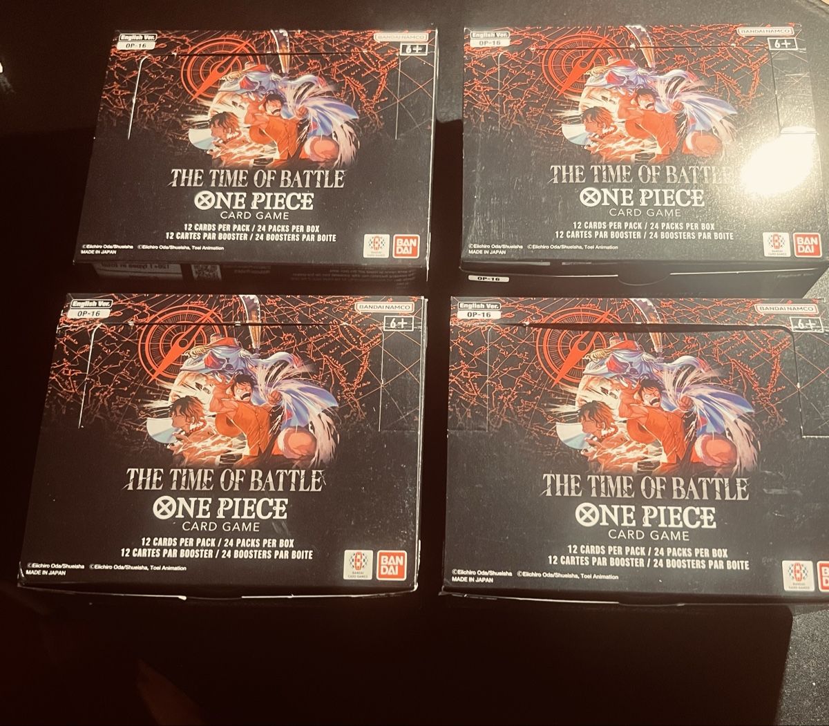 Sammelbilder & Trading cards: One Piece OP-16 , 4 Set  – Neu (gemäss Beschreibung) aus Goldach von Milosg3