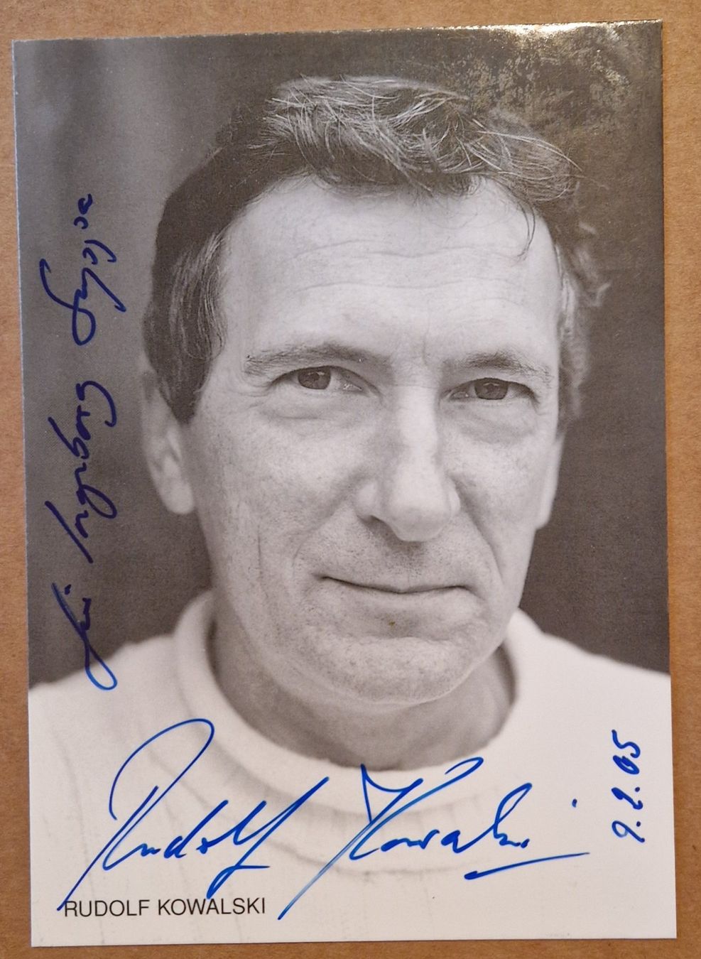 Autografi: Rudolf Kowalski - handsigniert – Usato da Menziken venduto da Autogramme