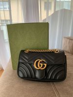 Gucci Handtasche - Marmont matelassé mini bag/U/Black