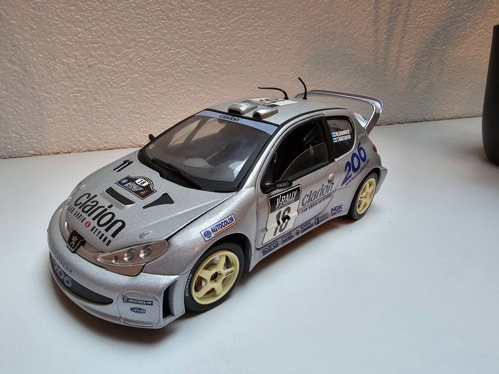 Peugeot 206 WRC  Rally De France 2002 , Nr.3, Solido 1:18